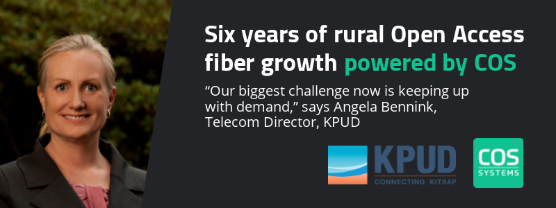 Angela Bennink, Telecom Director at KPUD. Talking about fiber network. 