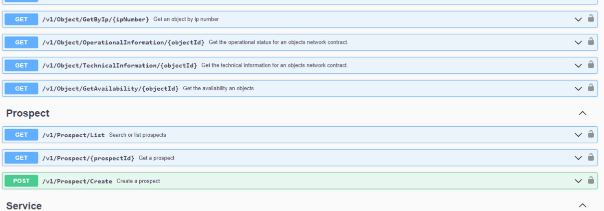 COS Prospects API